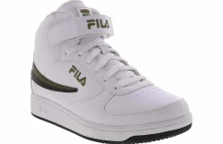 Athleisure & Casual|FILA A High Men’s Hi-Top Athletic Sneaker White