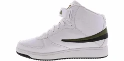 Athleisure & Casual|FILA A High Men’s Hi-Top Athletic Sneaker White