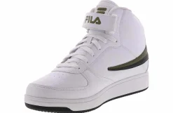 Athleisure & Casual|FILA A High Men’s Hi-Top Athletic Sneaker White