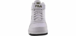 Athleisure & Casual|FILA A High Men’s Hi-Top Athletic Sneaker White