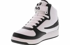Walking Shoes|Athleisure & Casual|FILA A-High Women’s Hi-Top Athletic Sneaker White