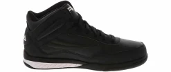 Athleisure & Casual|Basketball Shoes|FILA Clencher Men's Hi-Top Basketball Sneaker Black