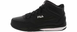 Athleisure & Casual|Basketball Shoes|FILA Clencher Men's Hi-Top Basketball Sneaker Black