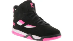 Basketball Shoes|FILA Dereverse Women’s Hi-Top Basketball Sneaker Black