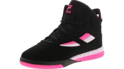 Basketball Shoes|FILA Dereverse Women’s Hi-Top Basketball Sneaker Black