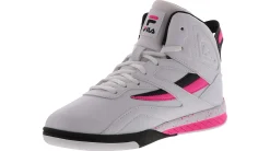 Basketball Shoes|FILA Dereverse Women’s Hi-Top Basketball Sneaker White