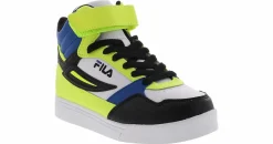 Athletics & Sneakers|FILA Everge Strap Junior Boys’ (1-7) Hi-Top Sneaker White