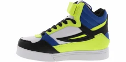 Athletics & Sneakers|FILA Everge Strap Junior Boys’ (1-7) Hi-Top Sneaker White