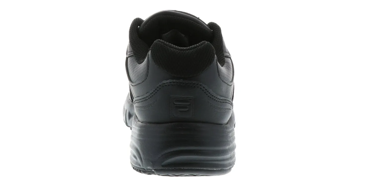Slip Resistant|Wide|FILA Workshift Men's Wide-Width Slip Resistant Work Shoe Black