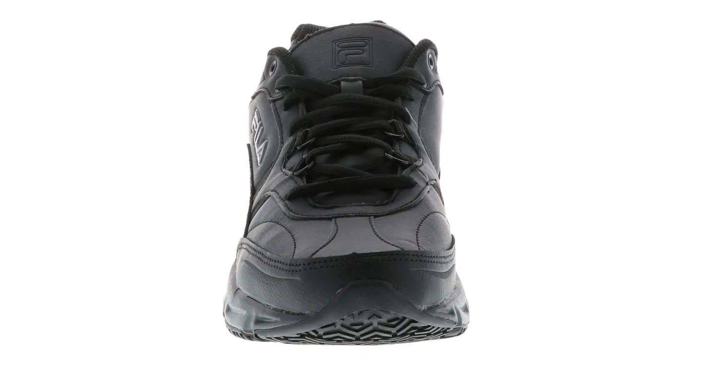Slip Resistant|Wide|FILA Workshift Men's Wide-Width Slip Resistant Work Shoe Black