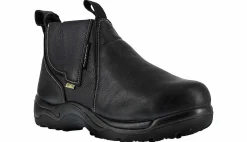 Safety Toe Boots|FLORSHEIM Hercules 6 inch Double Gore Women's Met Guard Steel Toe Work Boot Black