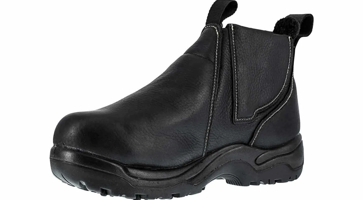 Safety Toe Boots|FLORSHEIM Hercules 6 inch Double Gore Women's Met Guard Steel Toe Work Boot Black