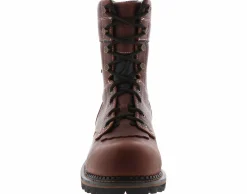 Safety Toe Boots|GEORGIA BOOTS 9 Inch Logger Men's Composite Toe Work Boot Brown