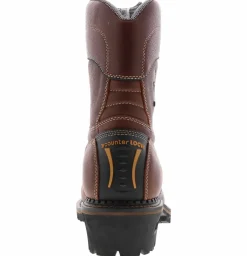 Safety Toe Boots|GEORGIA BOOTS 9 Inch Logger Men's Composite Toe Work Boot Brown