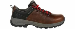 Slip Resistant|GEORGIA BOOTS Eagle Trail Men's Soft Toe Work Shoe Brown
