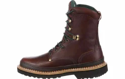 Soft Toe Boots|Slip Resistant|GEORGIA BOOTS Giant Men's Soft Toe Work Boot Brown