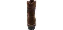 Safety Toe Boots|Slip Resistant|GEORGIA BOOTS LTX Logger Men’s Wide Composite Toe Work Boot Brown