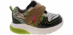 Athletics & Sneakers|GROUND UP Jurassic Park Toddler Boys' (5-10) Light Up Running Sneaker Green