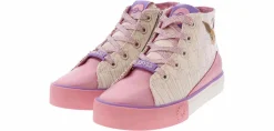 Athletic & Sneakers|Casual|GROUND UP Pikachu Eevee Youth Girls’ (11-4) Hi-Top Sneaker Pink
