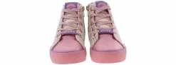 Athletic & Sneakers|Casual|GROUND UP Pikachu Eevee Youth Girls’ (11-4) Hi-Top Sneaker Pink
