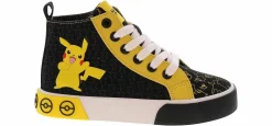 Athletics & Sneakers|Casual|GROUND UP Pikachu Youth Boys’ (11-4) Hi-Top Sneaker Black