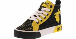 Athletics & Sneakers|Casual|GROUND UP Pikachu Youth Boys’ (11-4) Hi-Top Sneaker Black