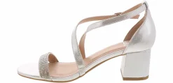 Heeled Sandals|Special Occasion|HEART IN D Cercie Women’s Fashion Heel Silver