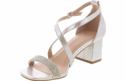 Heeled Sandals|Special Occasion|HEART IN D Cercie Women’s Fashion Heel Silver