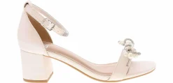 Heeled Sandals|Special Occasion|HEART IN D Crete Sun Women's Fashion Heel White