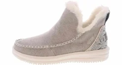 Flat|Comfort Shoes|HEYDUDE Camden Brushed Cozy Women’s Casual Shoe Grey