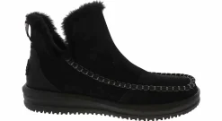Flat|Comfort Shoes|HEYDUDE Camden Suede Women’s Casual Shoe Black
