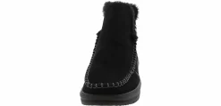 Flat|Comfort Shoes|HEYDUDE Camden Suede Women’s Casual Shoe Black