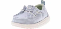 Casual|HEYDUDE Lil Dude Slip-on Denim Infant Boys’ (2-4) Casual Shoe Blue