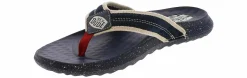 Flip Flops|HEYDUDE Myers Americana Navy White Men's Thong Sandal Blue