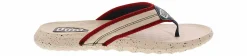 Flip Flops|HEYDUDE Myers Americana Red Men's Thong Sandal White