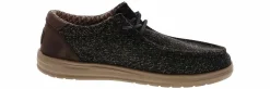 Comfort Shoes|HEYDUDE Paul Knit Men's Casual Shoe Black