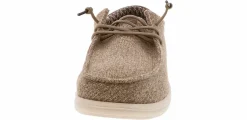 Comfort Shoes|HEYDUDE Paul Knit Men's Casual Shoe Brown