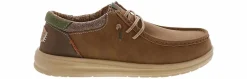 Canvas Shoes|Comfort Shoes|HEYDUDE Paul Men’s Casual Shoe Brown