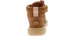 Comfort Shoes|Slip-On|HEYDUDE Reyes Suede Women’s Comfort Boot Brown