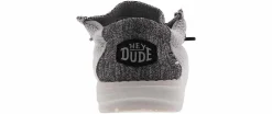 Casual|HEYDUDE Wally Stretch Yin Yang Youth Boys’ (13-6) Shoe Grey