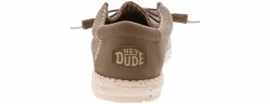 Canvas Shoes|Comfort Shoes|HEYDUDE Wally Classic Men’s Wide-Width Casual Shoe Beige