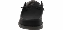 Comfort Shoes|HEYDUDE Wally Classic Men’s Casual Shoe Black