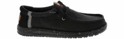 Comfort Shoes|HEYDUDE Wally Elevated Basics Men’s Casual Shoe Black
