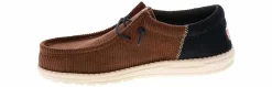 Comfort Shoes|HEYDUDE Wally Funk Corduroy Men’s Casual Shoe Brown