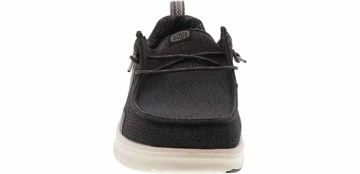 Comfort Shoes|Water Shoes|HEYDUDE Wally Hey2O Mesh Men's Casual Shoe Black