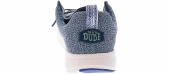 Casual|Outdoor Shoes|HEYDUDE Wally Hey2O Mesh Youth Boys’ (13-7) Casual Shoe Blue