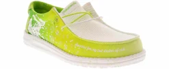 Canvas Shoes|Comfort Shoes|HEYDUDE Wally Margaritaville 2.0 Men's Casual Shoe Green