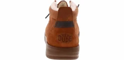 Short Boots|HEYDUDE Wally Mid GripR Warmth Men’s Bootie Brown