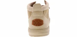 Canvas Shoes|Comfort Shoes|HEYDUDE Wally Mid Salt N Stone Men’s Casual Shoe Beige