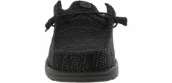 Canvas Shoes|Comfort Shoes|HEYDUDE Wally Slip Stretch Sox Men's Casual Clog Black